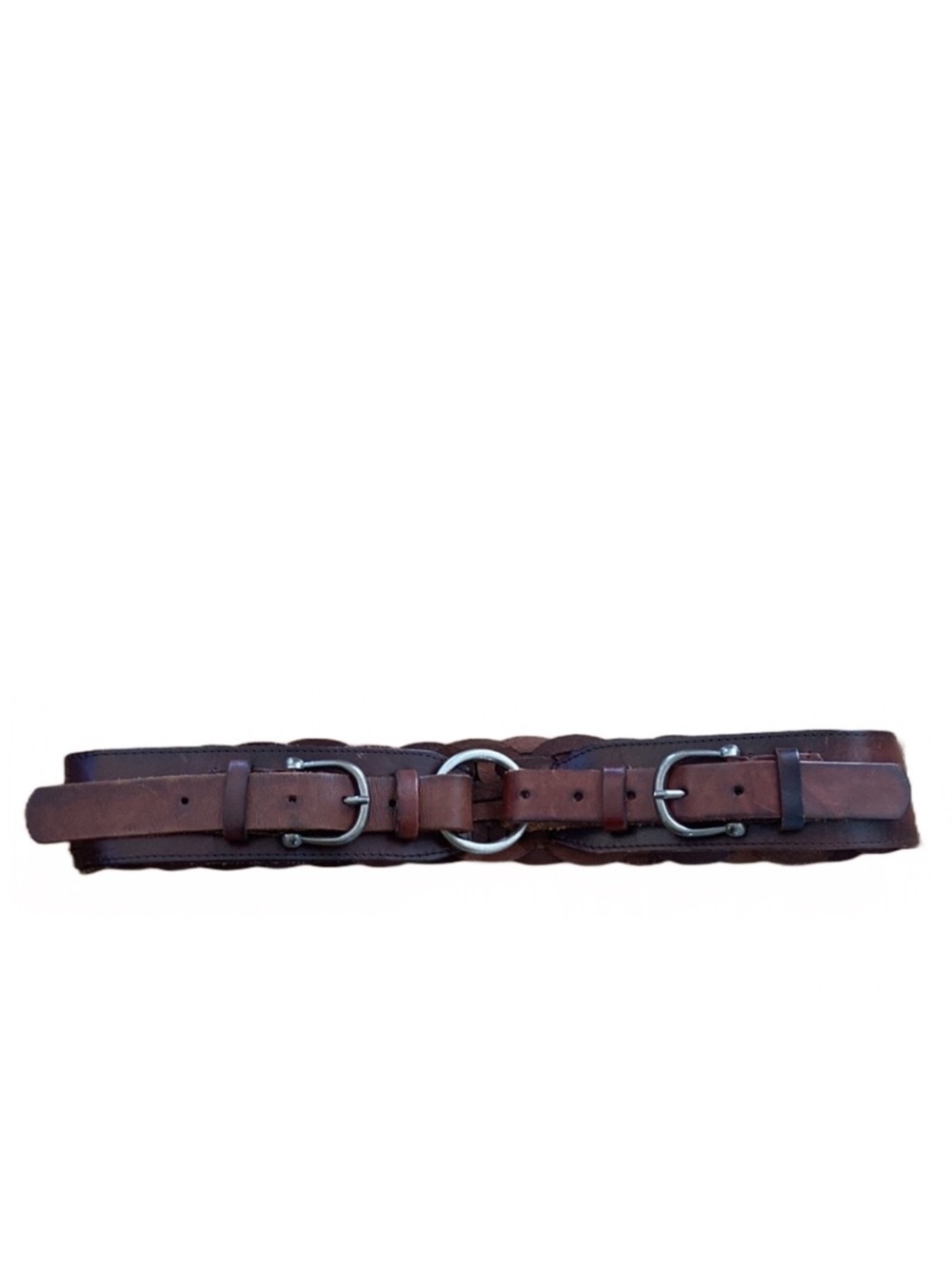 Phanuel Braided Leather Waist Belt